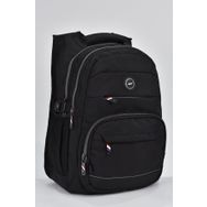 Elatae Siyah 2236 Unisex Ortopedik Çok Gözlü Günlük Seyahat Okul Sırt Çantası
