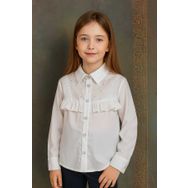 Elayza KIZ ÇOCUKLARI İÇİN OKUL GÖMLEĞİ / BEYAZ GÖMLEK 323
