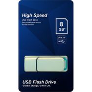Elba 8 Gb Plastik Beyaz-Mavi 2.0 Usb Flash Bellek