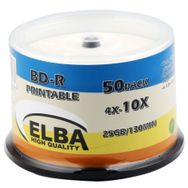 Elba BD-R 10X 25GB 50'li Cake Box Prıntable Blu-Ray