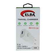Elba ELB09 5W 2.1A Hızlı Şarj Akıllı Koruma Usb EV Şarj Kafası