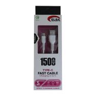 Elba ELB37-T1 Type-C 1.5 m 3 A Beyaz Hızlı Şarj Kablo