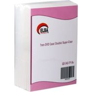 Elba QD-342 2'li Şeffaf 7 mm 10'lu DVD Kutusu
