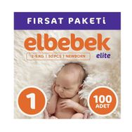 Elbebek Elite No:1 Yenidoğan 100 Adet Bebek Bezi