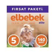 Elbebek Elite No:5 Junior 140 Adet Bebek Bezi