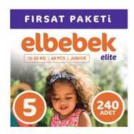 Elbebek Elite No:5 Junior 240 Adet Bebek Bezi