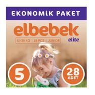 Elbebek Elite No:5 Junior 28 Adet Bebek Bezi
