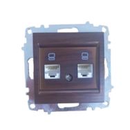 Elbi Zena 2RJ45 10 Adet Mekanizma Maun Data Prizi