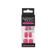 Elegant Touch Express Polished Bright Pink Takma Tırnak