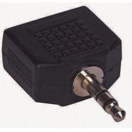 Elektromer 3.5 mm Stereo Erkek 3.5 mm 2 Dişi Çevirici Jack