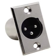 Elektromer Canon XLR 3 Pin Erkek Şase Konnektör