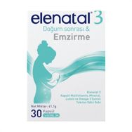 Elenatal 3 Doğum Sonrası Emzirme 30 Kapsül Takviye Edici Gıda