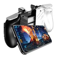 Elfia AK16 Siyah-Beyaz Tüm Telefonlar İçin PubG Ateş Tetik Düğmesi
