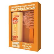 Elidor 350 ml Collagen Blends Sülfatsız Dökülmelere Karşı Şampuan+ 3 Boyutlu Saç Fırçası Hediye