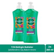 Elidor 7/24 Belirgin Bukleler 2x265 ml Şekillendirici Saç Bakım Kremi