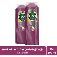 Elidor Avokado ve Üzüm Çekirdeği 2x500 ml Şampuan