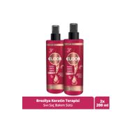 Elidor Brezilya Keratin Terapisi 2x200 ml Sıvı Saç Bakım Sütü