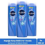 Elidor Superblend 2'si 1 Arada Çay Ağacı Yağı ve Aloe Veralı 3x400 ml Şampuan ve Saç Kremi