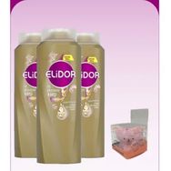 Elidor Superblend Saç Dökülmelere Karşı 3x500 ml Şampuan + Yüz Fırçası