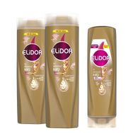 Elidor Superblend Saç Dökülmelerine Karşı 2x400 ml Şampuan + 350 ml Serum Saç Bakım Kremi