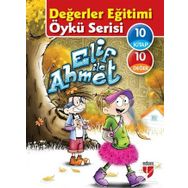 Elif ile Ahmet - Değerler Eğitimi Öykü Serisi 10 Kitap Set - Elif Akardaş