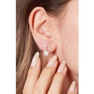 Elika Silver 925 Ayar Yıldız Model Kadın Gümüş Küpe