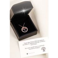 Elika Silver Işıklı Kutuda Yaşam Ağacı Model 925 Ayar Gümüş Bahar Kolye