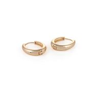 Elika Silver Kadın Rose Gold Halka Model Küpe