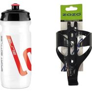 Elite Loli Beyaz 600 ml+Kafes Bisiklet Matarası