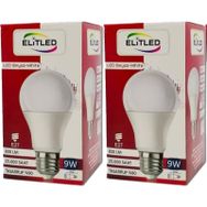 Elitled Beyaz-White 9 W 2'li Set Led Ampül