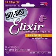Elixir 011-052 Bronz Akustik Gitar Tel Seti