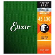 Elixir 14777 045-130 Çelik Sarım Bas Gitar Teli