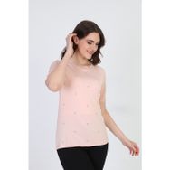 Ella Camelia 19E056 Taş Detaylı Pudra Kadın Bluz