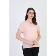 Ella Camelia 20E020 Yakası Dantel Detaylı Pudra Kadın Bluz
