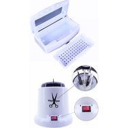 Ellea Nail Açık Kahverengi 100 w Mini Sterilizasyon Makinesi ve Asansörlü Steril Kutu Seti