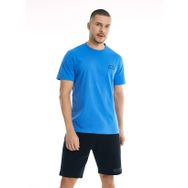 Ellesse EM025-SBL Saks Erkek Bisiklet Yaka T-Shirt