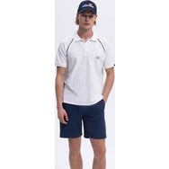 Ellesse EM407 Kırık Beyaz Polo Yaka Erkek T-shirt