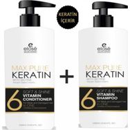 Elose Keratin 1000 ml Şampuan + 1000 ml Saç Kremi