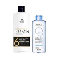 Elose Maxıpure Keratın Saç Bakım Kremi 1000 ml + Loreal Mıcellar 400 ml Makyaj Temizleme Suyu