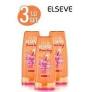 Elseve 3x360 ml Dream Long Onarıcı Saç Bakım Kremi