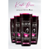 Elseve 4x390 ml Komple Direnç Dökülme Karşıtı Şampuan