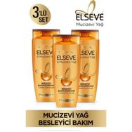 Elseve 6 Mucizevi Yağ Besleyici Bakım 3x450 ml Şampuan