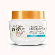 Elseve Hindistan Cevizi ve Değerli Yağlar 300 ml Banyo Öncesi Saç Maskesi