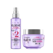 Elseve Hydra Hyaluronic 300 ml Nem İle Dolgunlaştıran Saç Maskesi + Hydra 150 ml Dolgunlaştıran Serum Seti