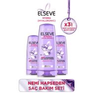 Elseve Hydra Hyaluronik 3x390 ml Saç Bakım Kremi