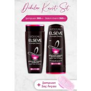 Elseve Komple Direnç 360 ml Şampuan + Bakım Kremi 360 ml ve Şampuan Fırçası