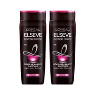 Elseve Komple Direnç Dökülme Karşıtı 2x670 ml Şampuan