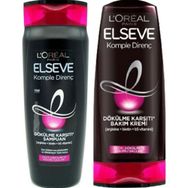 Elseve Komple Direnç Dökülme Karşıtı 375 ml Şampuan+375 ml Bakım Kremi Seti