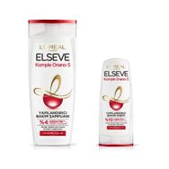 Elseve L'oréal Paris Elseve Komple Onarıcı 5 Yapılandırıcı Bakım Şampuanı 360 ml ve 175 ml Saç Kremi