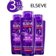 Elseve Turunculaşma Karşıtı 3x200 ml Mor Şampuan